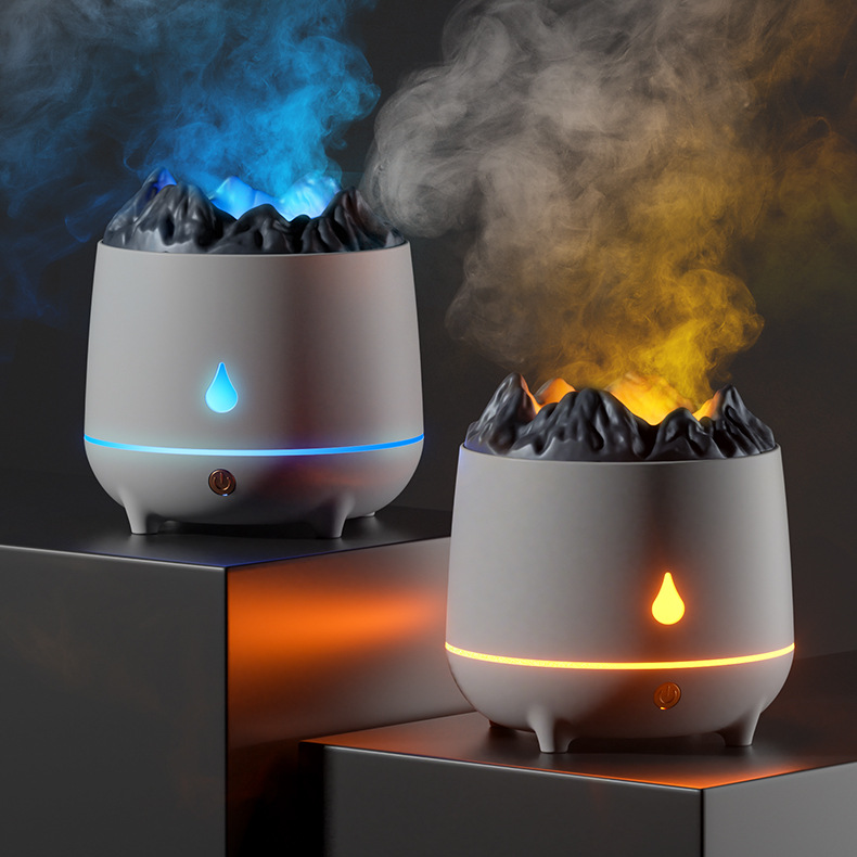 New Volcano Humidifier Flaming Mountain Aromatherapy Machine Volcano D –  omonaku